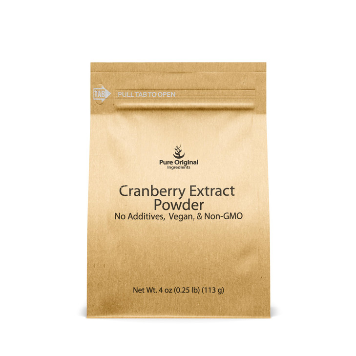 PURE ORIGINAL INGREDIENTS Cranberry Extract (4 oz), Gluten-Free, Herbal
