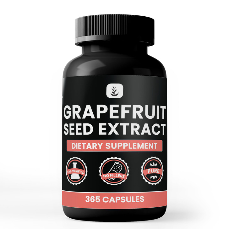 PURE ORIGINAL INGREDIENTS Grapefruit Seed Extract (365 Capsules) No Magnesium Or