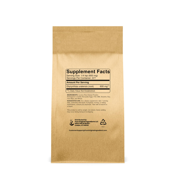 Licorice Extract (8 oz), Pure & Natural, Non-GMO & Gluten-Free Mulethi