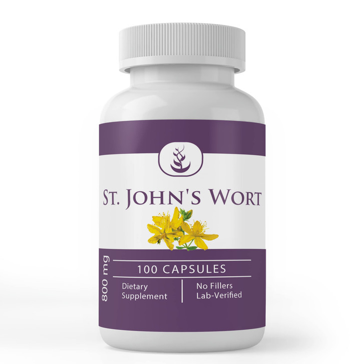 PURE ORIGINAL INGREDIENTS St. John's Wort, (100 Capsules) Always Pure, No