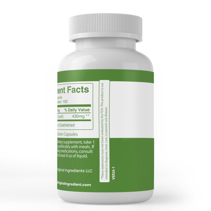 Pure Original Ingredients White Mulberry Leaf Extract (100 Capsules) Always