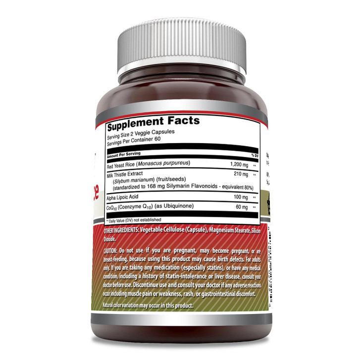 Amazing Formulas Red Yeast Rice Complex - 1570 Mg Per Serving
