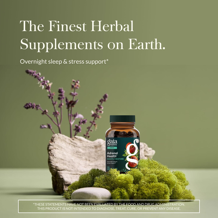 Gaia Herbs Adrenal Health Nightly Restore