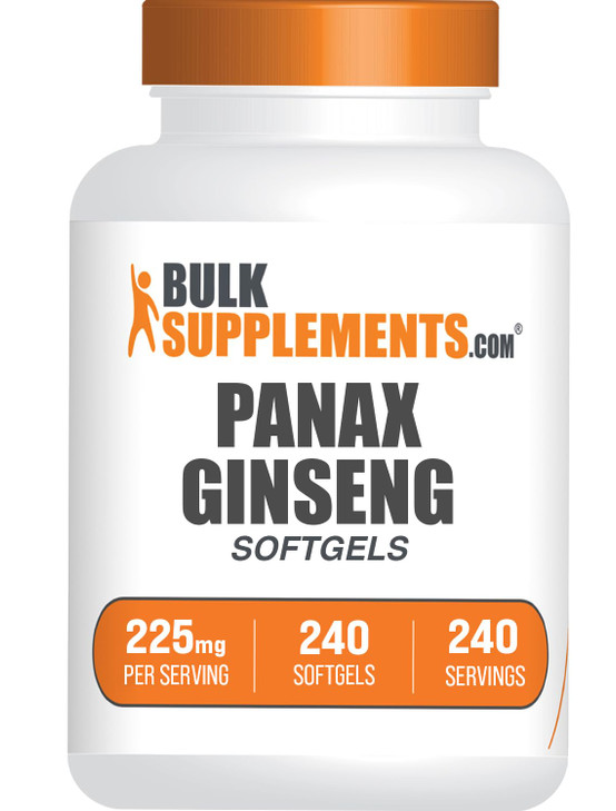 BulkSupplements.com Panax Ginseng Softgels