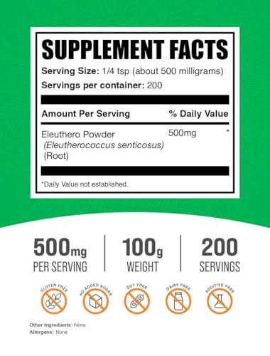 BulkSupplements.com Eleuthero Powder