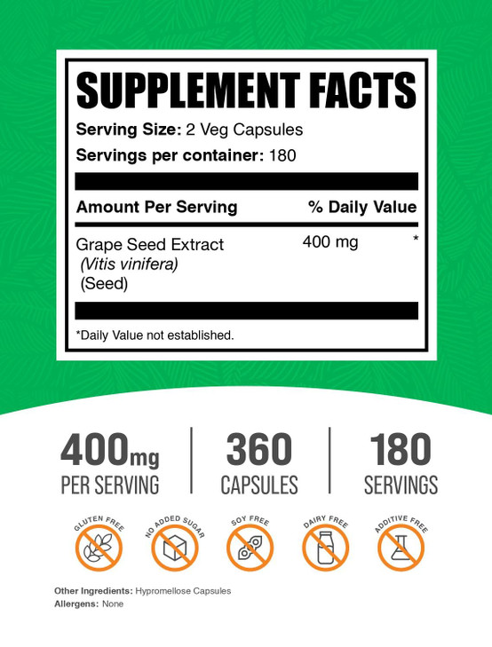 BulkSupplements.comgrape Seed Extract Capsules