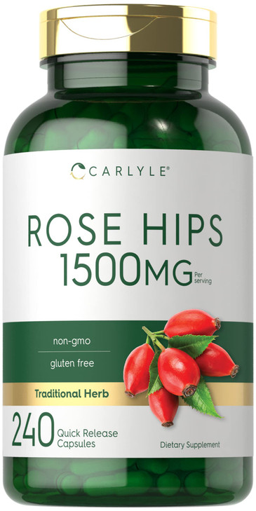 Carlyle Rose Hips - 1500mg - 240 Quick Release Capsules