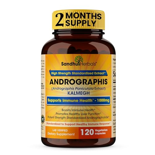 SANDHUHERBALS Andrographis Paniculata Kalmegh for Immune and Liver Health