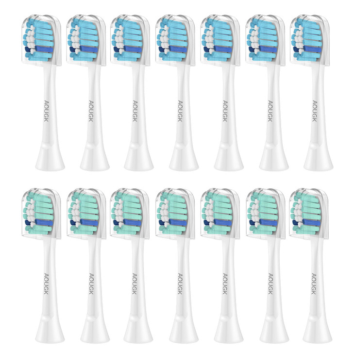 Replacement Toothbrush Brush Heads Compatible with Philips Sonicare Electric Rechargeable Toothbrushes, Tooth Brush Heads for Snap-on System, for Eff