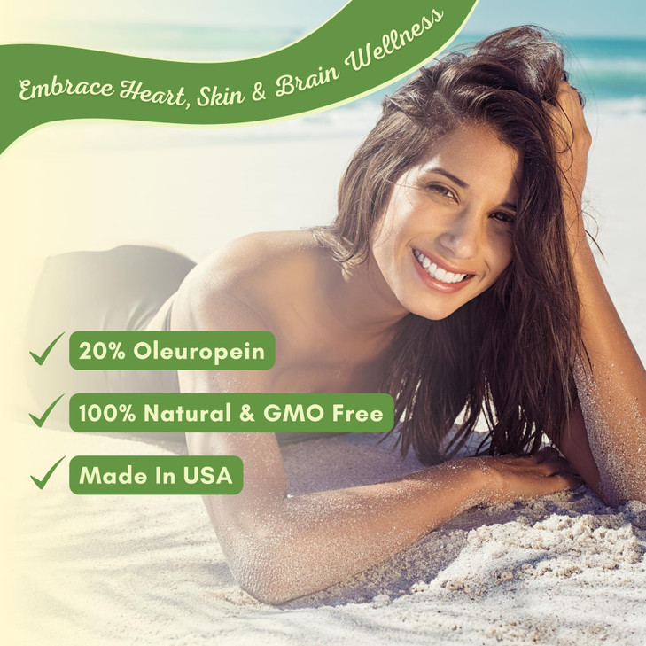 Olive Leaf Extract - 750 Mg - 120 Capsules - Extra Strength