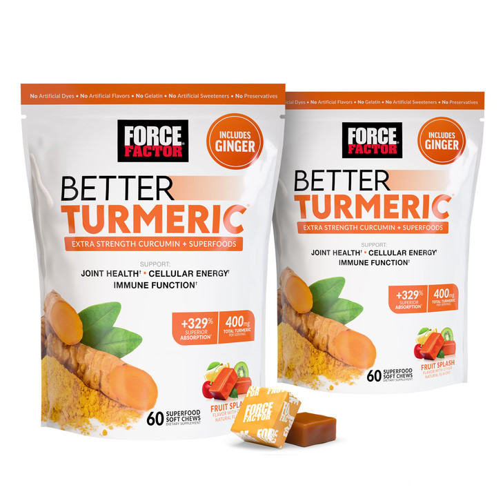 Force Factor Better Turmeric Joint Support Supplement for Extra Strength Joint