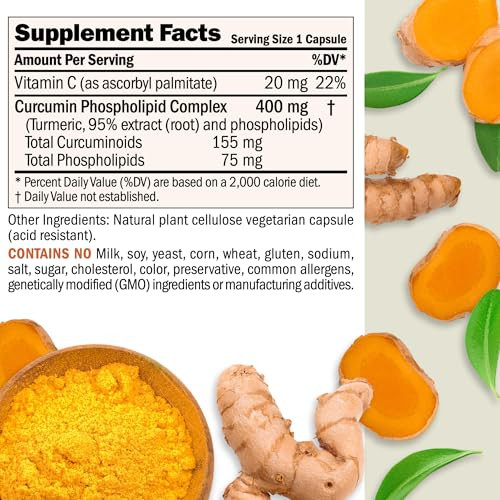 ANDREW LESSMAN Turmeric 400mg - 120 Capsules