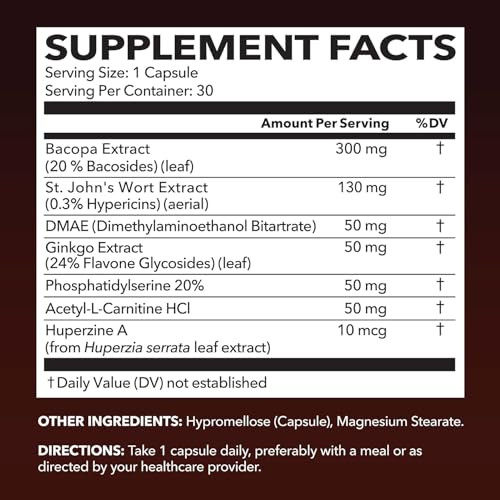 NeuroIGNITE Brain Supplements for Memory and Focus - 30 Count