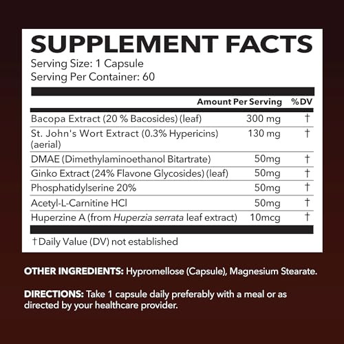 NeuroIGNITE Brain Supplements for Memory and Focus - 60 Count