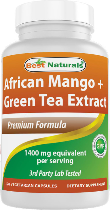 Best Naturals African Mango with Green Tea 1400 mg per Serving