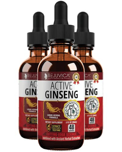Active Ginseng Korean Red Panax Ginseng with Natural Ginsenosides