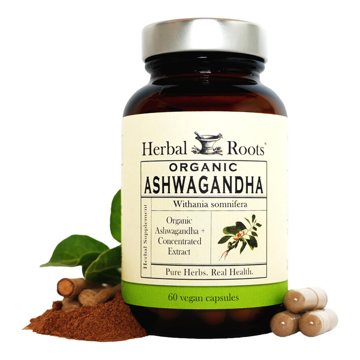 Herbal Roots Ashwagandha Capsules - Extra Strength 1,000mg per Serving