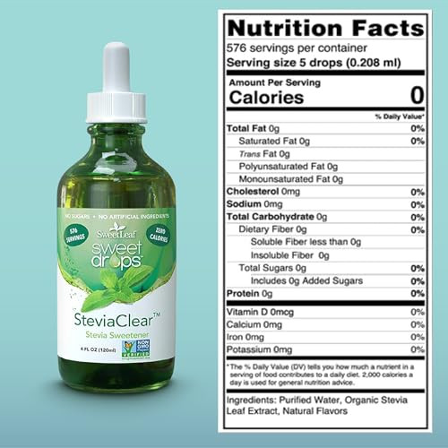 SweetLeaf SteviaClear Sweet Drops