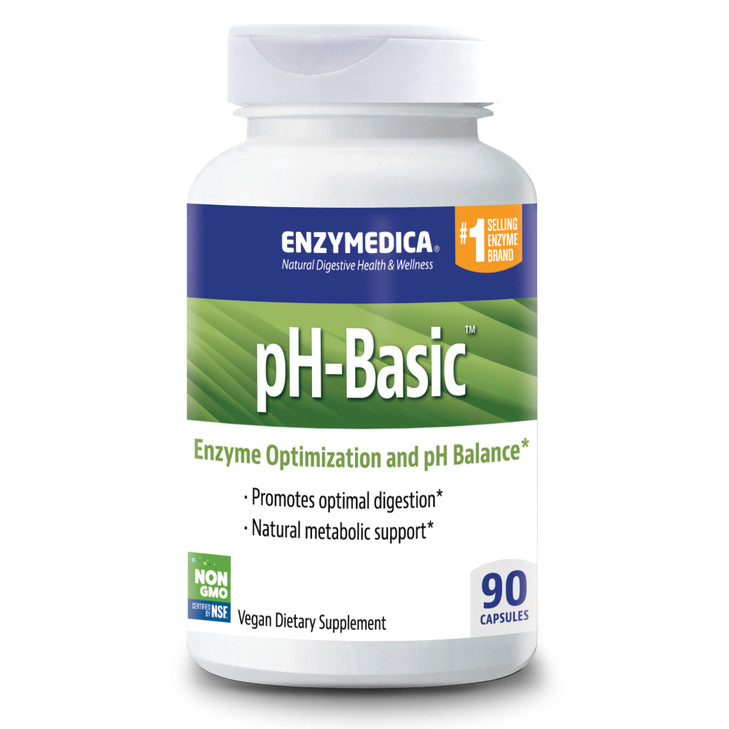 Enzymedica, pH-Basic, Includes Digestive Enzymes, Nutrients & Herbs, Supports