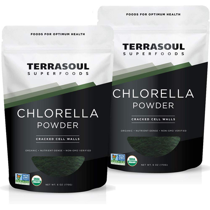 Terrasoul Superfoods Organic Chlorella Powder (Cracked Cell Walls)