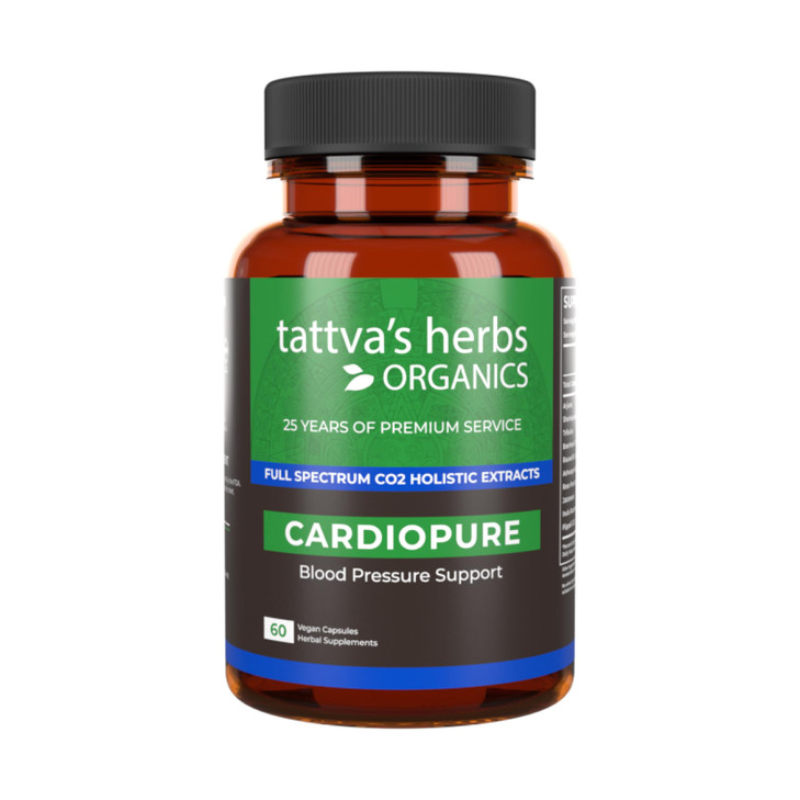Tattva's Herbs Cardiopure Herbal Ayurvedic Supplement, Ashwagandha, Rauwolfia, &