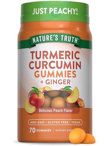 Nature's Truth Turmeric and Ginger Gummies - 70 Count