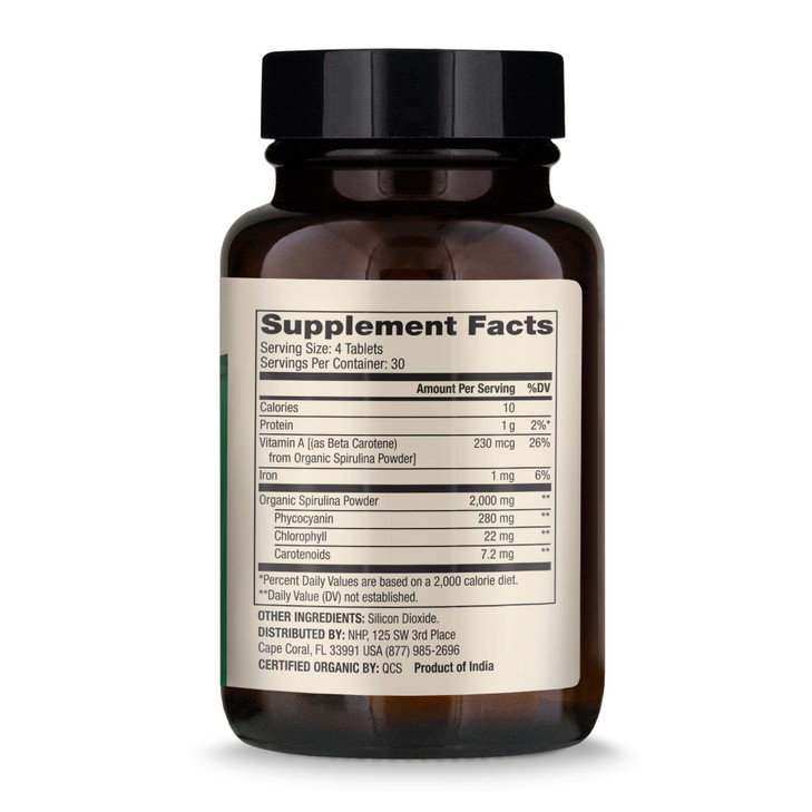 Dr. Mercola Organic Spirulina - 2,000 mg - USDA Organic