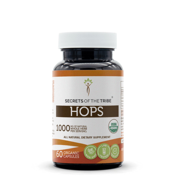 Secrets of the Tribe Hops USDA Organic Capsules