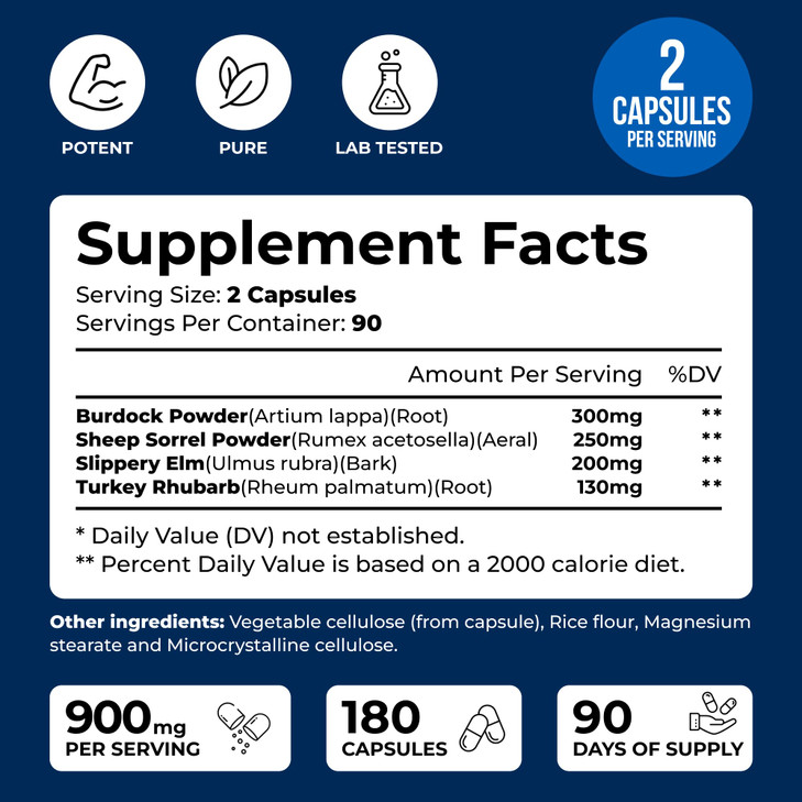 We Like Vitamins Essiac Tea Capsules