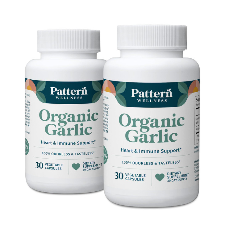 Pattern Wellness Odorless Organic Garlic - 1000mg