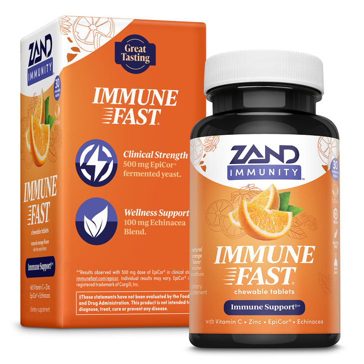 Zand Immune Fast Zesty Orange Chews