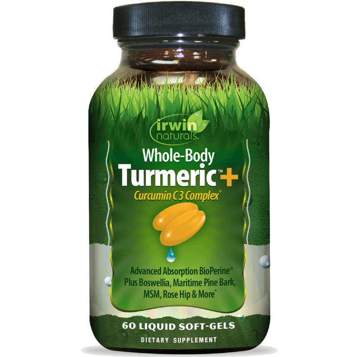 Irwin Naturals Whole-Body Turmeric + Curcumin C3 Complex