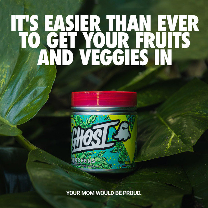 GHOST Greens Powder, Lime - 30 Servings