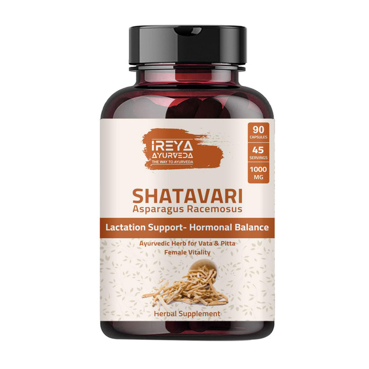 Ireya Ayurveda Shatavari Capsules (90 Capsules) 1000 mg