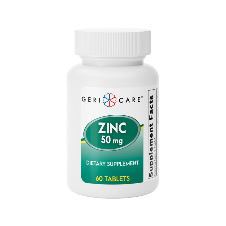 GeriCare Zinc Sulfate 50 mg Essential Mineral Supplement, Supports Immune