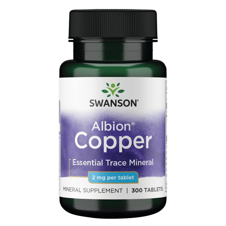 Swanson Copper Mineral Supplement - 2 mg (Copper Chelate)