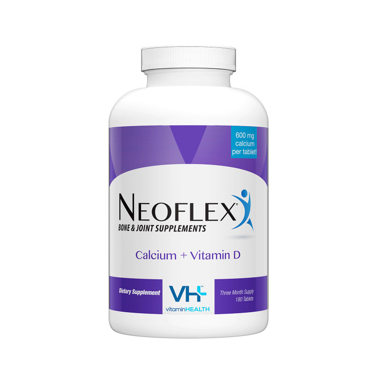 Neoflex Calcium + Vitamin D Dietary Supplement, Bone & Joint Health Supplement