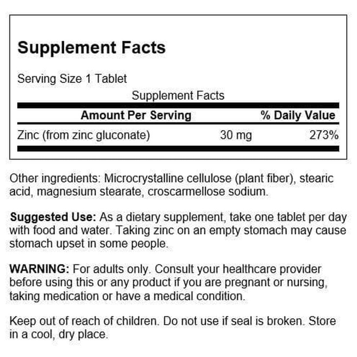 Swanson Zinc Gluconate
