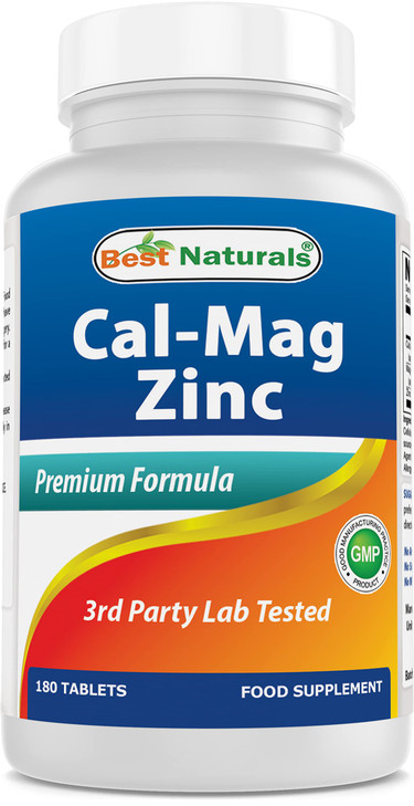 #1 CAL MAG ZINC by Best Naturals - Essential Mineral Complex