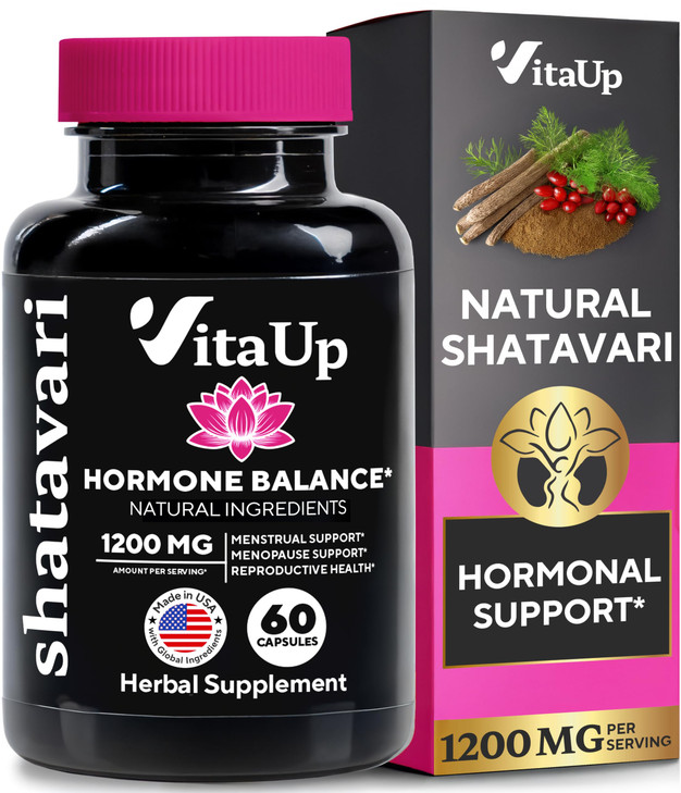 VitaUp Shatavari Capsules for Women 1200mg