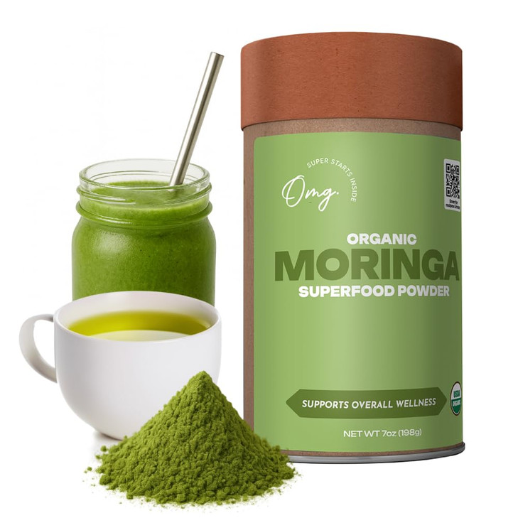 OMG! Superfoods Pure and Organic Moringa Powder