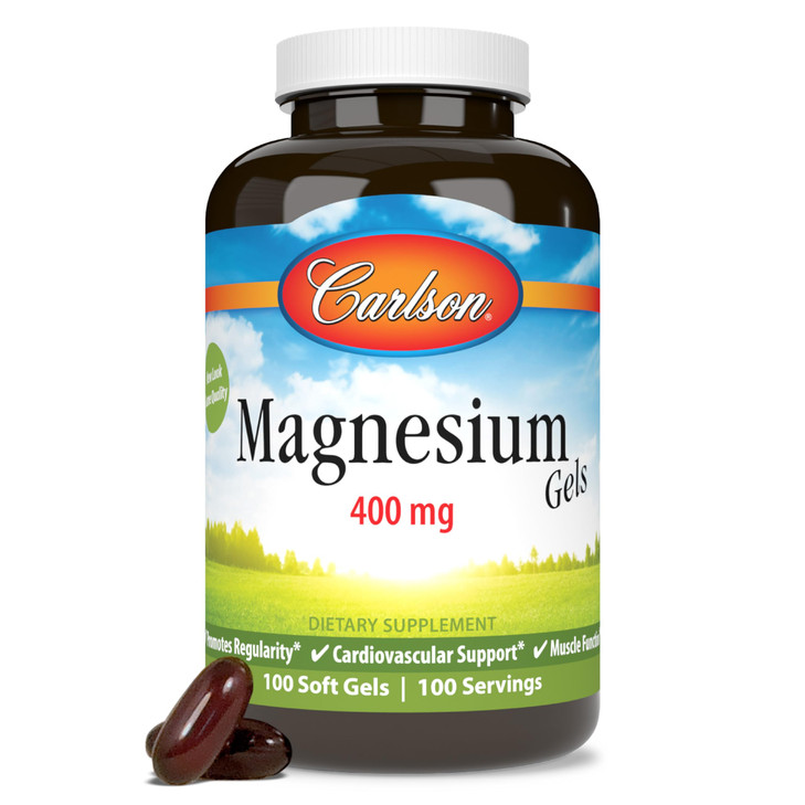 Carlson - Magnesium Gels, 400 mg of Magnesium