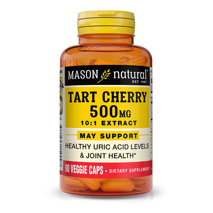 MASON NATURAL Tart Cherry 500 mg 10:1 Extract Veggie Caps