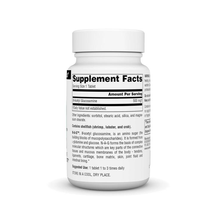 Source Naturals N-A-G N-Acetyl Glucosamine for Joint Support and Intestinal