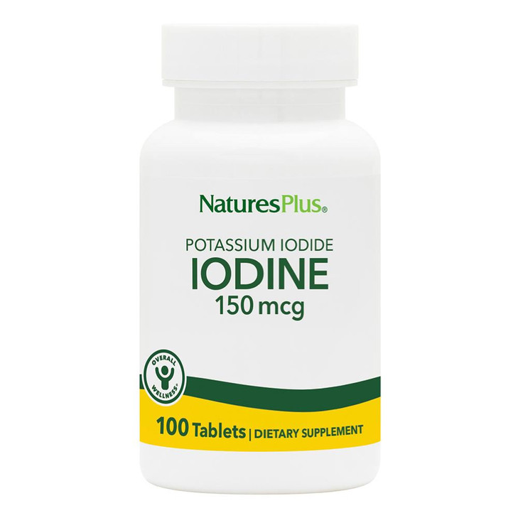 NaturesPlus Potassium Iodide - 150 mcg, 100 Tablets