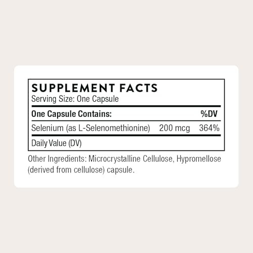 THORNE - Selenium - 200 mcg Selenium Supplement for Antioxidant Support*