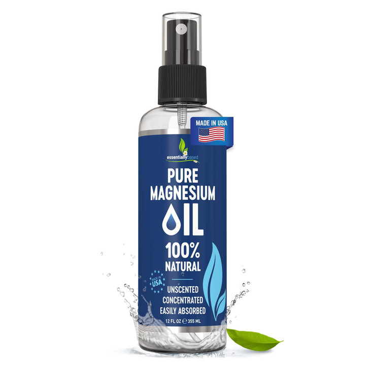 Pure Magnesium Oil Spray 12oz - Topical Magnesium Spray for Sleep Extra Strength