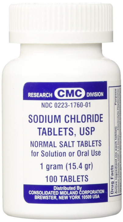 CONSOLIDATED MIDLAND CORP. Sodium Chloride Tablets 1 Gm, USP Normal Salt Tablets