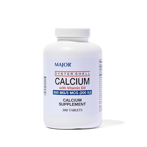 Major Oyster Shell Calcium with Vitamin D3 500 mg / 5 mcg (200 IU)