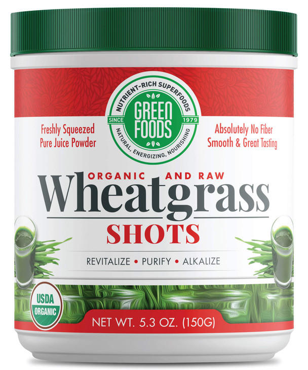 Green Foods Wheat Grass Shots, 5.3 oz